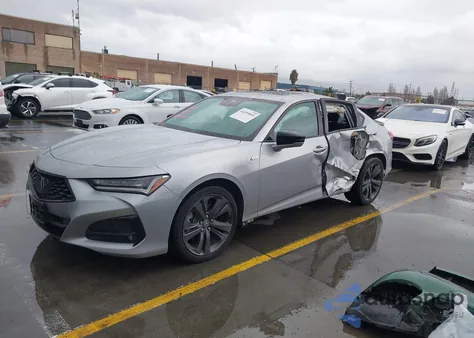 2022 Acura Tlx A-Spec Package из США, поврежденный, VIN 19UUB5F56NA001281